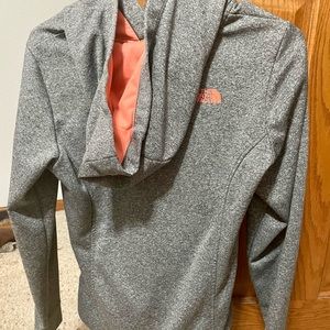 The North Face - Women’s Size Small, grey and orange sweatshirt
